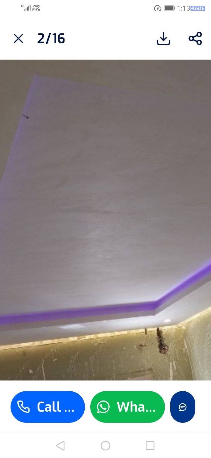 جبسم بورد مع باب خشب اكرديون ديكور أمريكى معلم باكستاني8