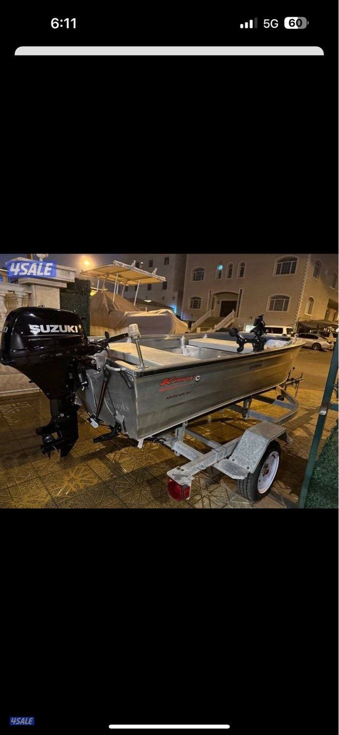 لبيع طراد مع دفتره كيمبل ١٢ قدم0