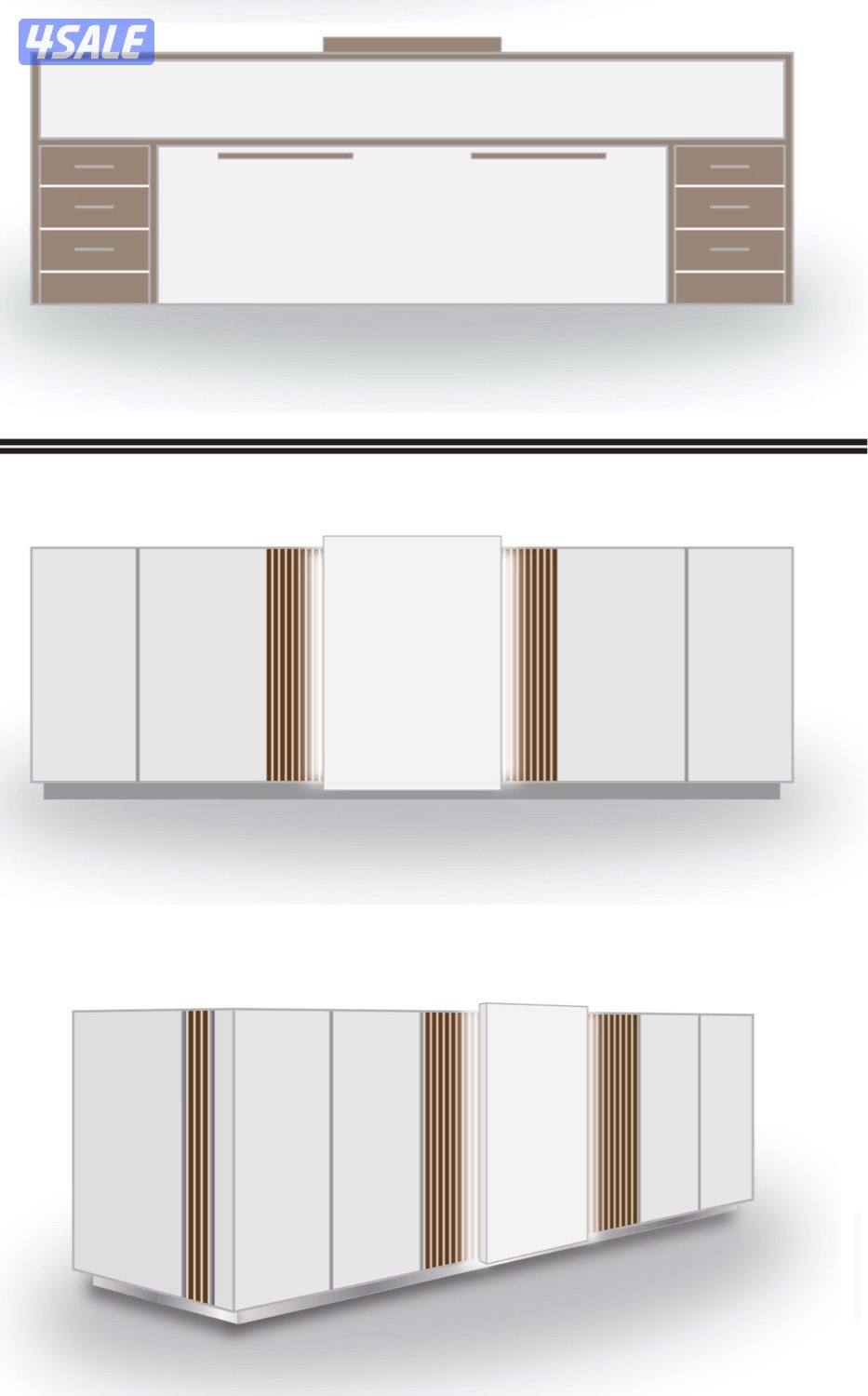 تصميم وتنفيذ كاونترات - بوثات - مكاتب استقبال3