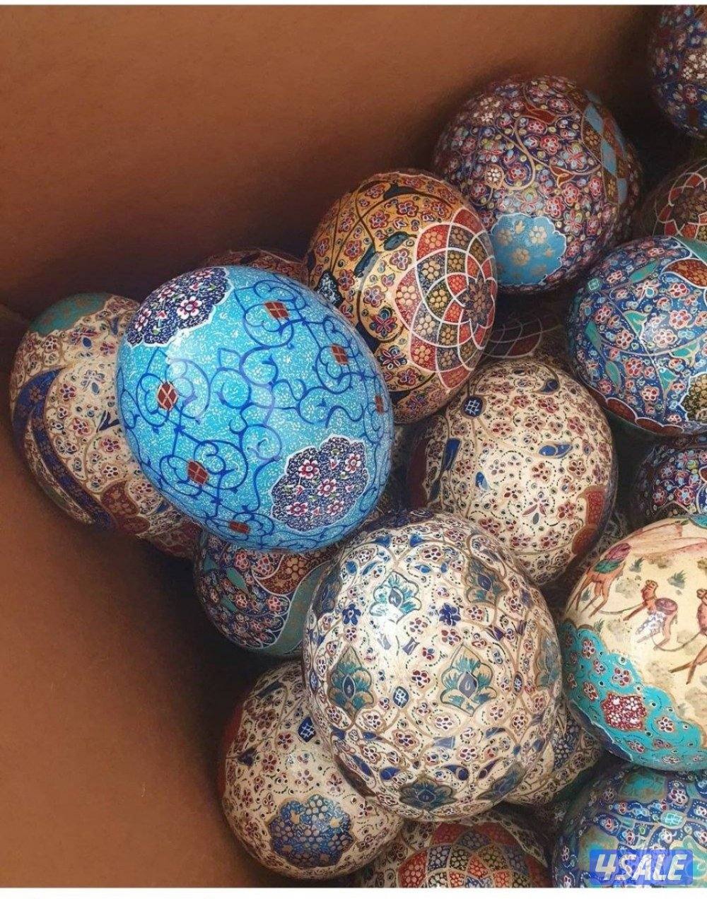 بیض نعام مرسوم و منقوش10