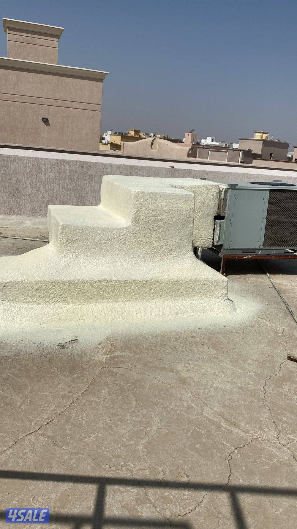 عازل امريكي مادة البلورثين "الرش الامريكي"2