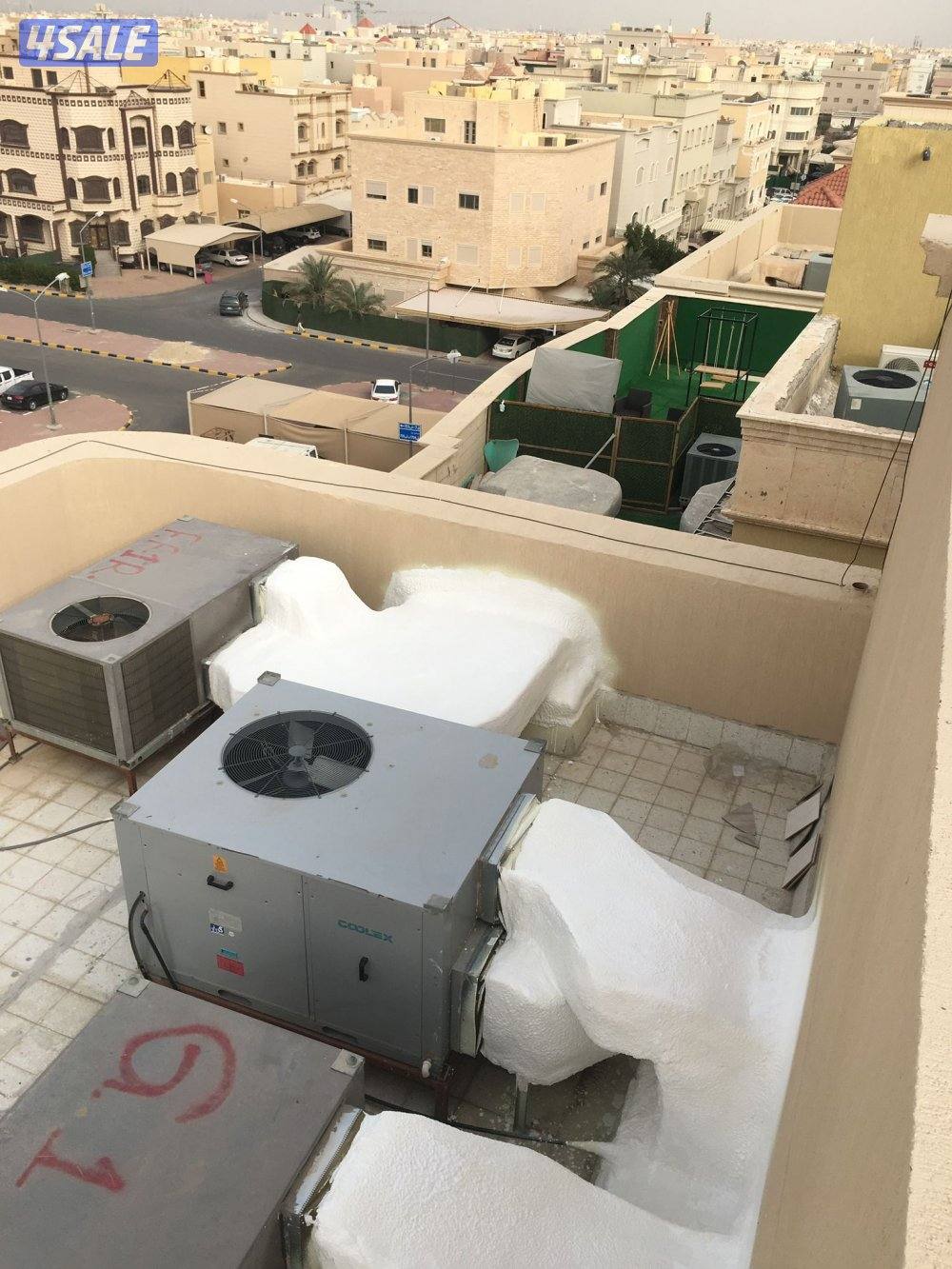 عازل امريكي مادة البلورثين "الرش الامريكي"4