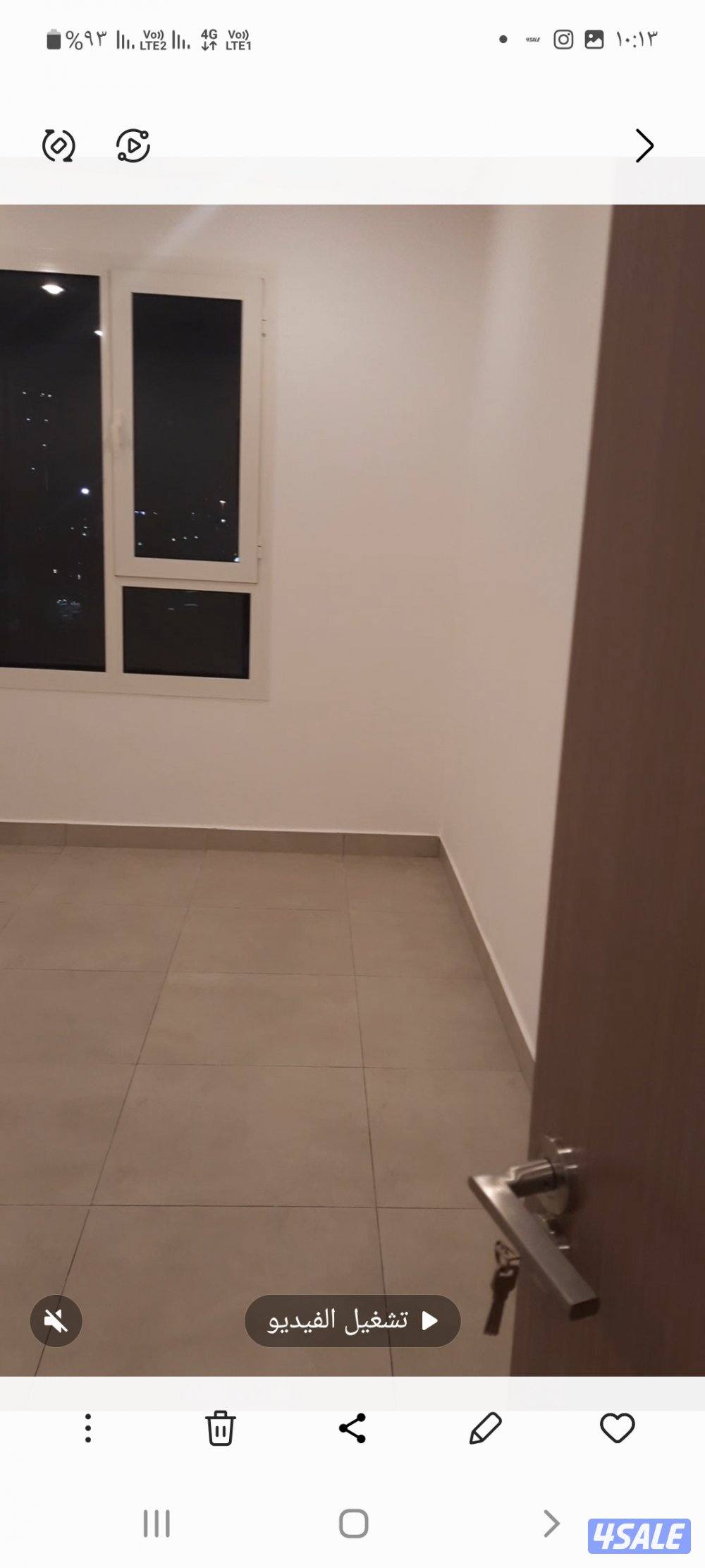 للايجار شقه دور ارضى مدخل خاص جديده اول ساكن مع حوش موقع مميز3