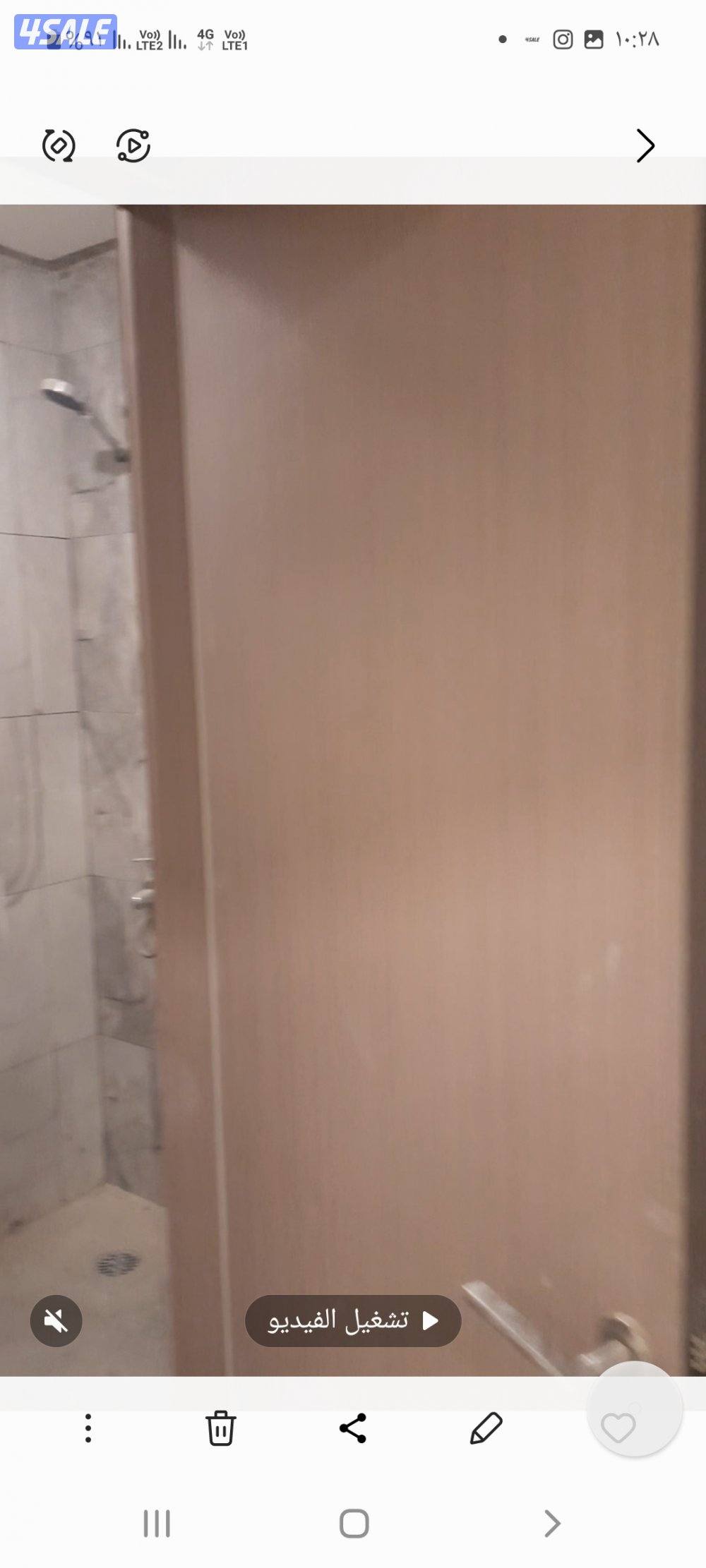 للايجار شقه دور ارضى مدخل خاص جديده اول ساكن مع حوش موقع مميز6