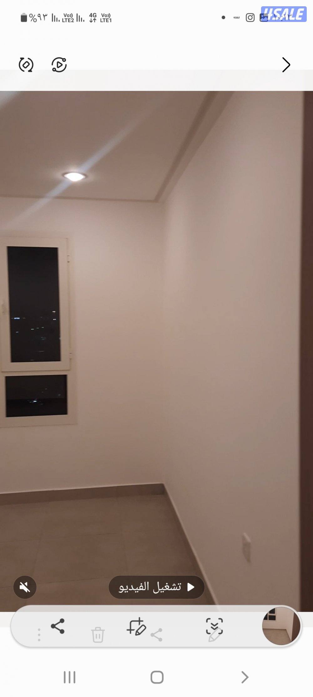 للايجار شقه دور ارضى مدخل خاص جديده اول ساكن مع حوش موقع مميز8