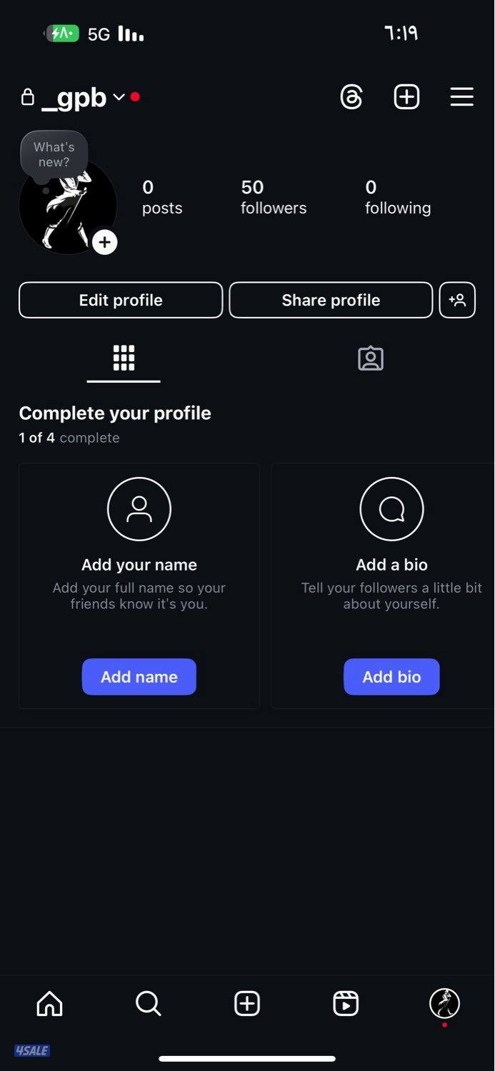 للبيع حساب انستاا على السوم0