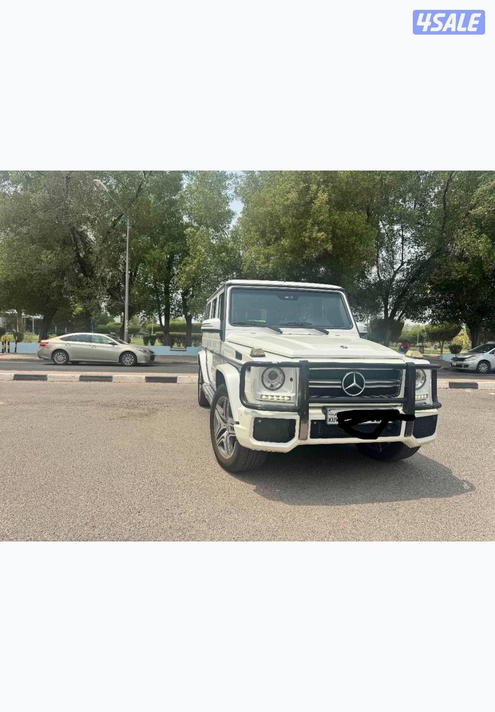 جي كلاس ابيض G63 AMG موديل 20137