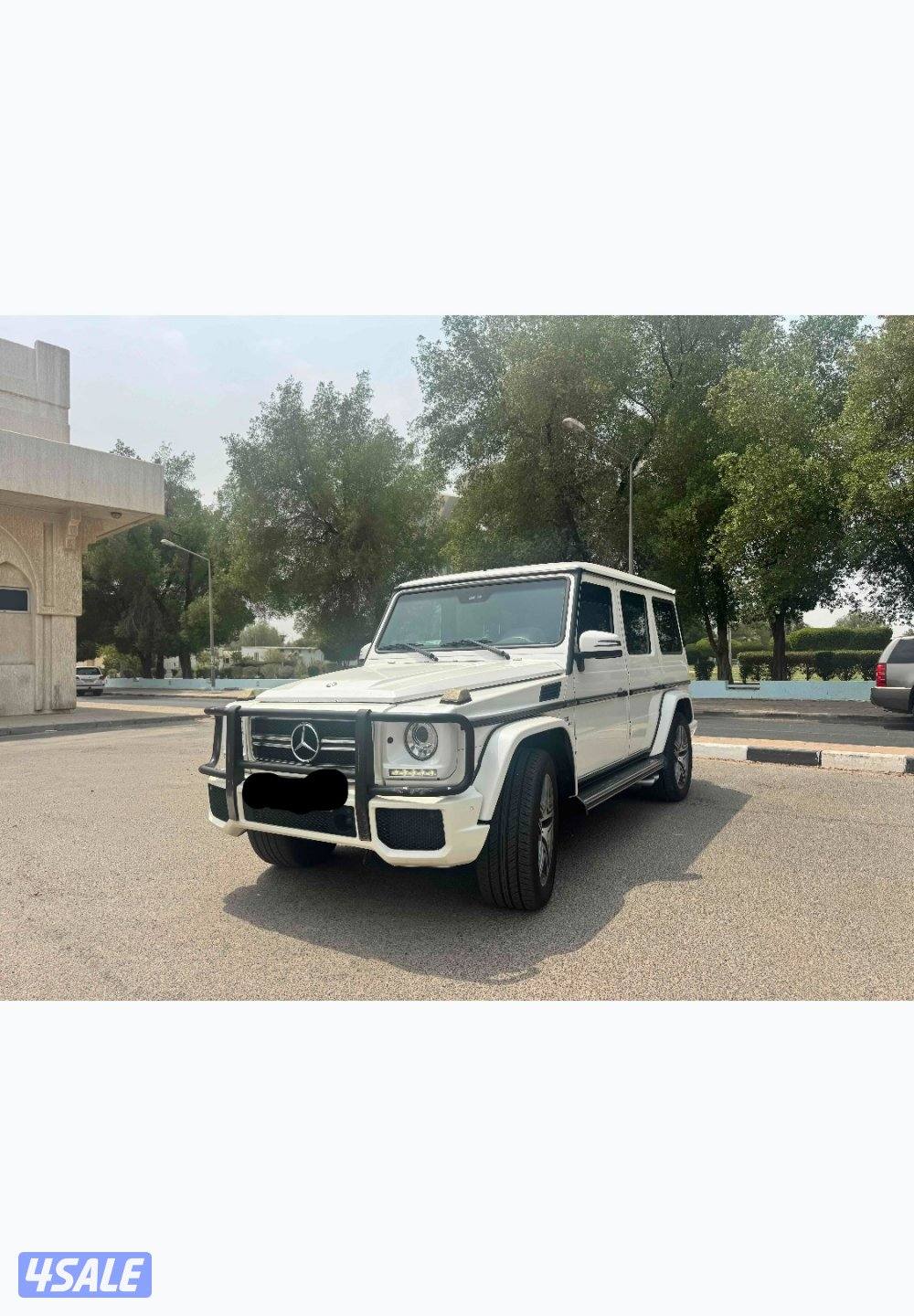 جي كلاس ابيض G63 AMG موديل 20139