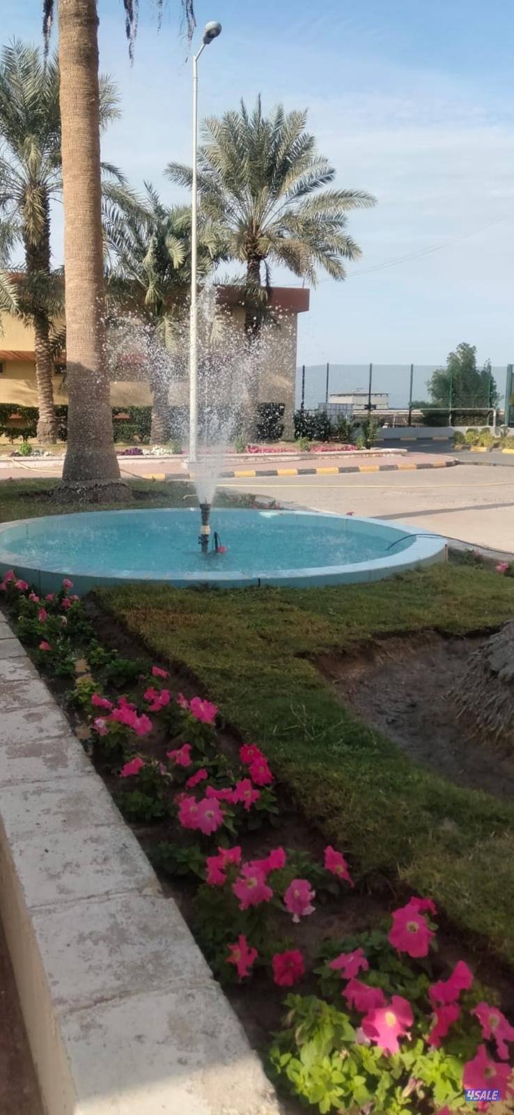 تنسيق حدائق قص الأشجار شبكات الري ترطيب تيل طبيعي وصناعي جميع الأعمال3