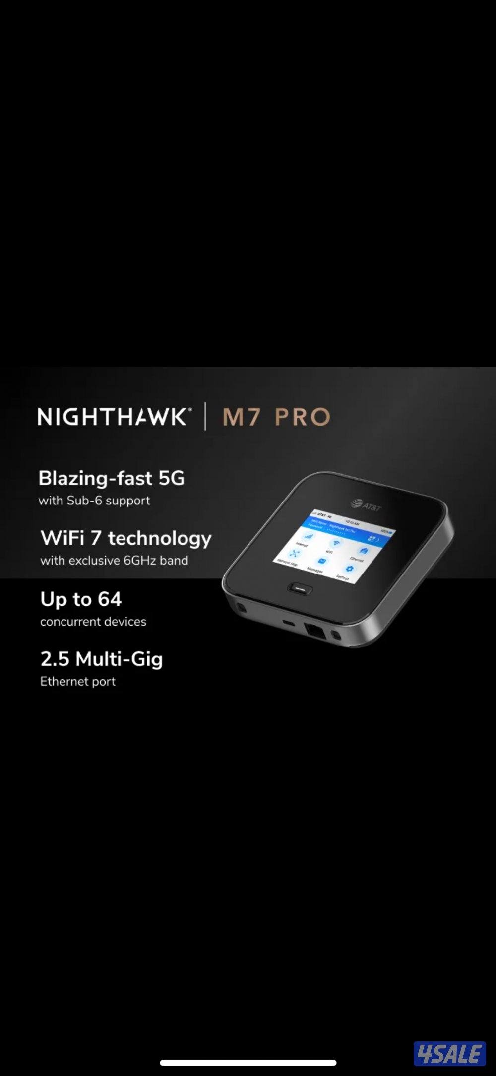 نتقير M7 برو  يدعم 5,5g إدفانس الجديد5