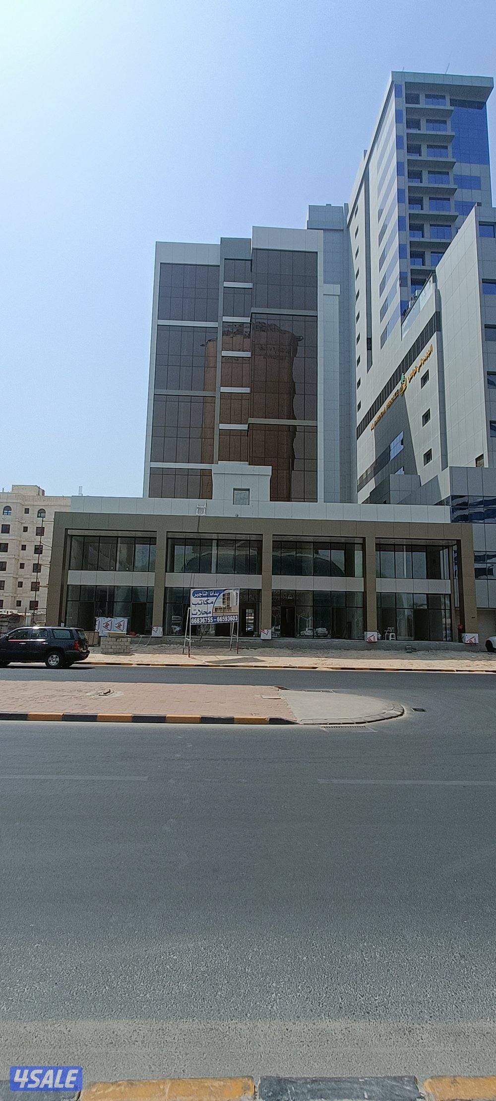 مساحات تجارية مكاتب ومحلات بأفضل موقع بسالم المبارك0