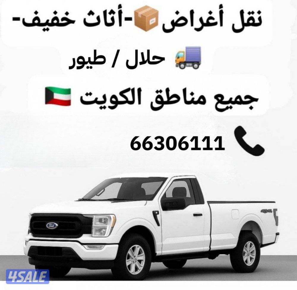 توصيل أغراض حلال  طيور إلي جميع مناطق الكويت0