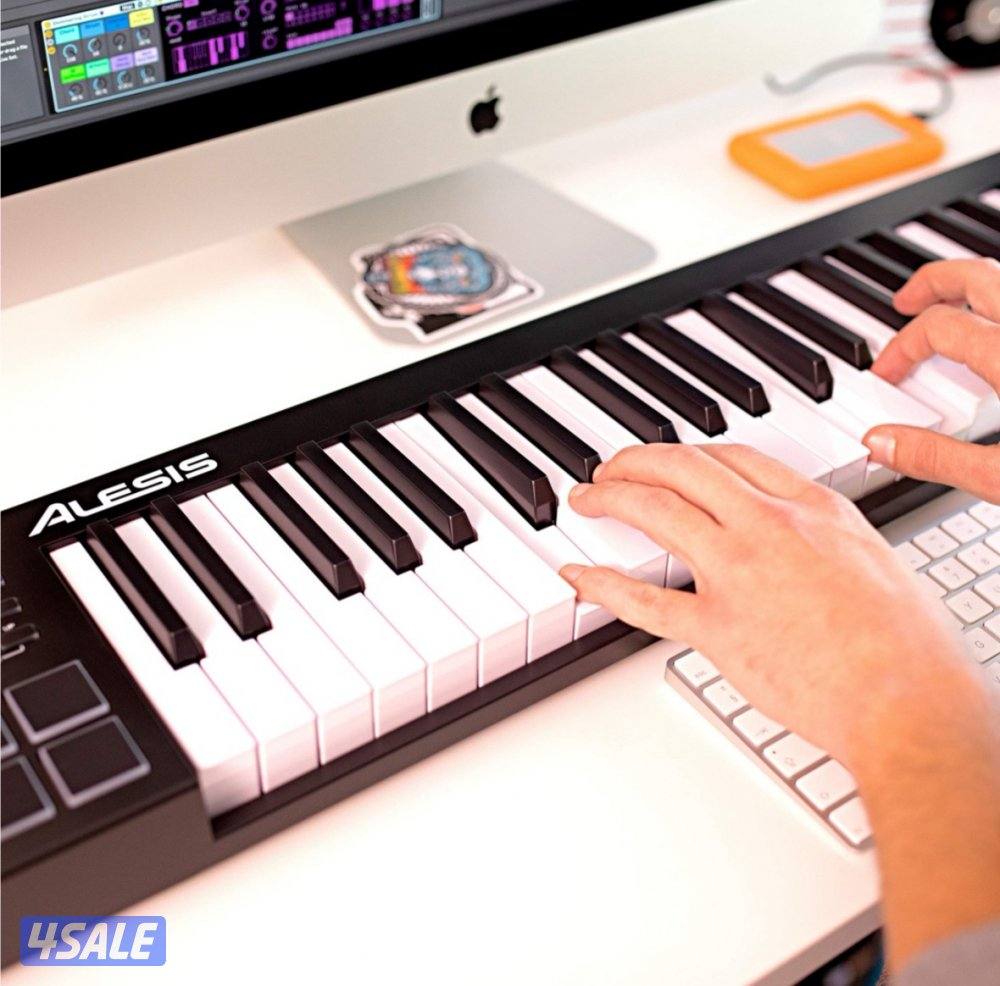 ميدي كيبورد نظيف جداً - Alesis - 61 Key USB MIDI Keyboard0
