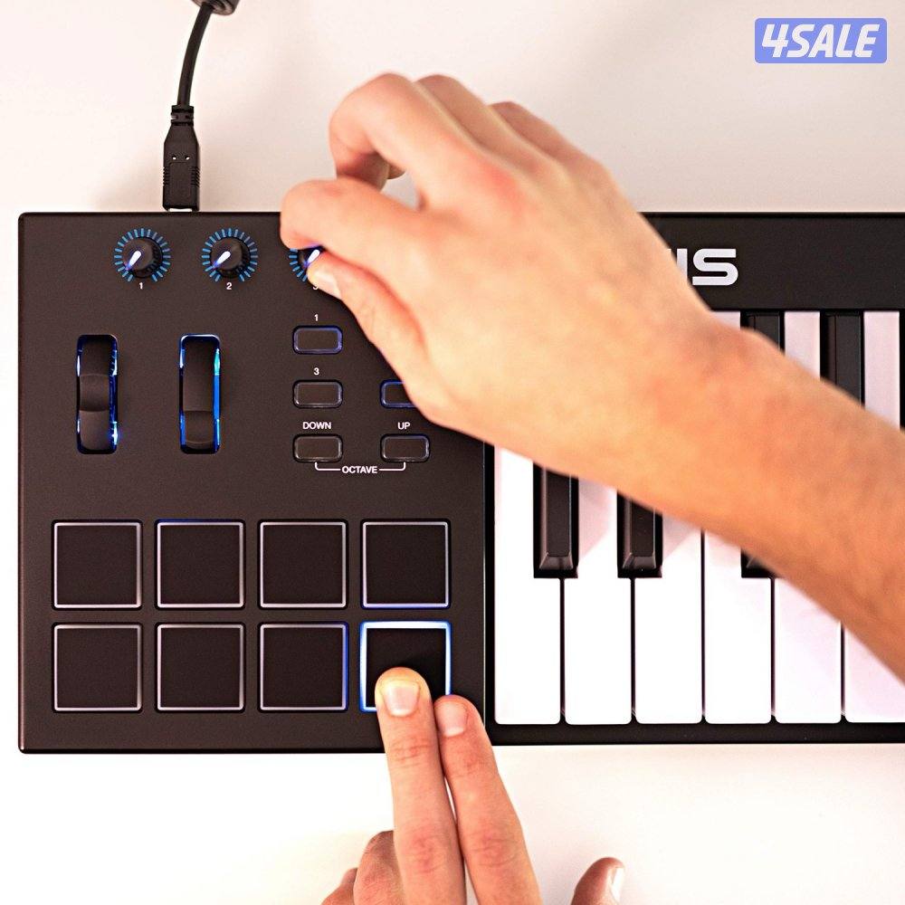 ميدي كيبورد نظيف جداً - Alesis - 61 Key USB MIDI Keyboard1