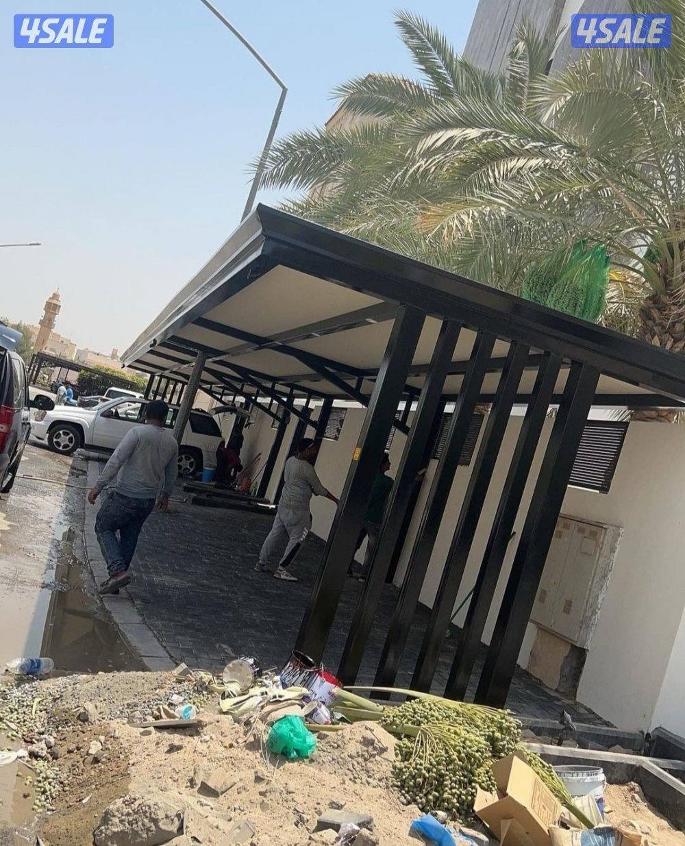 جميع أنواع مظلات حدادة الألمنيوم نظام خشبي كيربي كسبان  خام استرالي بي0