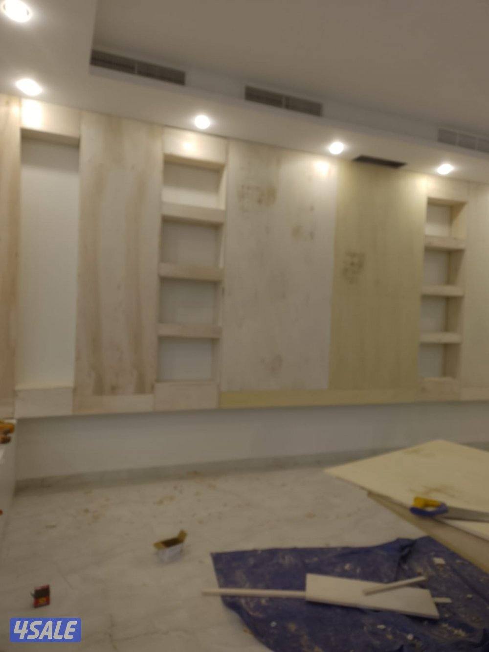 اصباغ وتركيب ورق الجدران وتركيب البركيه والجبس امبورد والبنوهات1