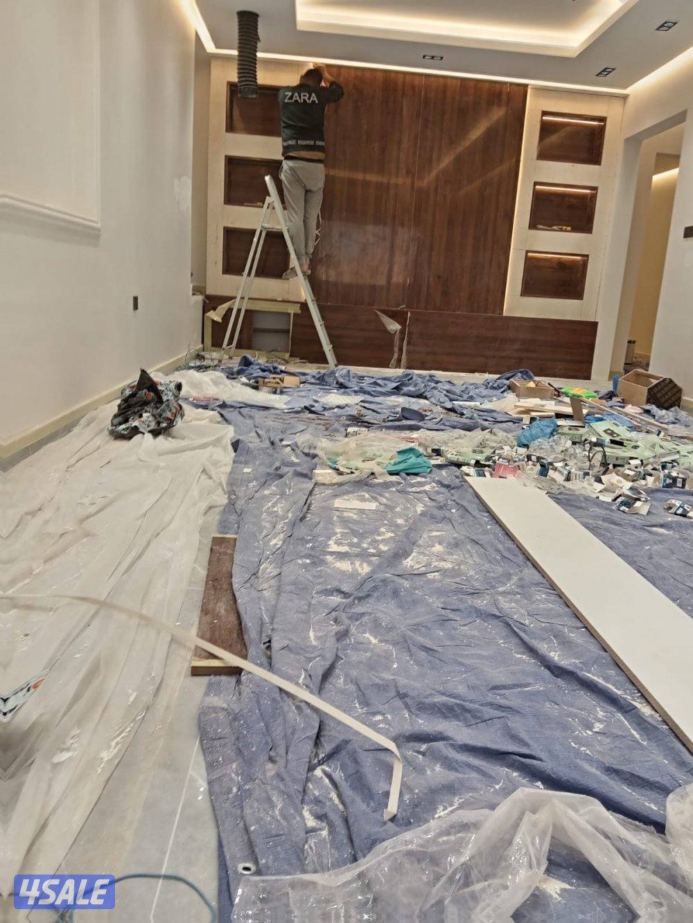 جميع الديكورات والويجارت وتركيب البركيه والجبس امبورد والبنوهات1