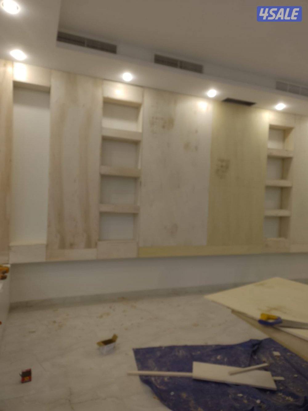 جميع الديكورات والويجارت وتركيب البركيه والجبس امبورد والبنوهات2