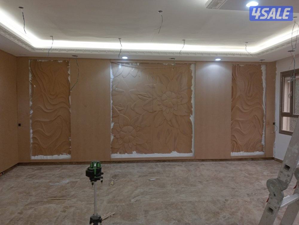 جميع الديكورات والويجارت وتركيب البركيه والجبس امبورد والبنوهات7