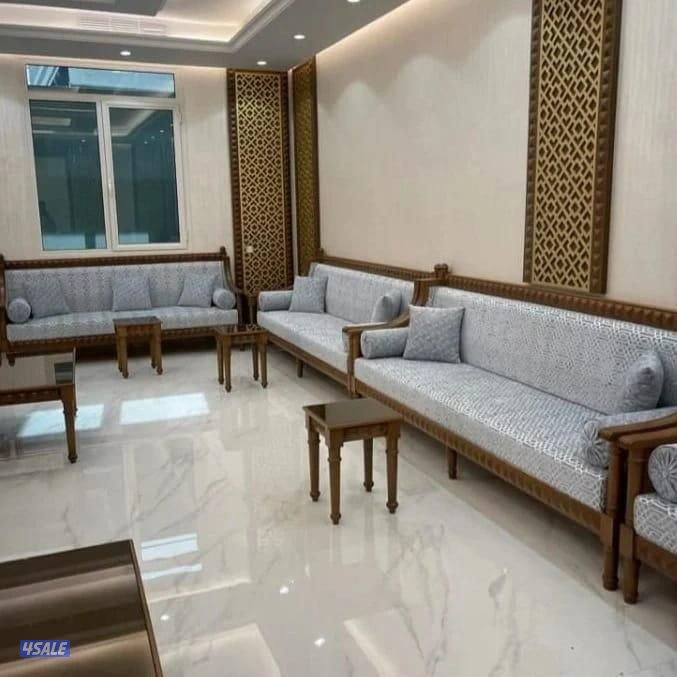 ديوانيات رسميه وديكورات واوجارات ومكتبه تلفزيون وصلات داخليه3