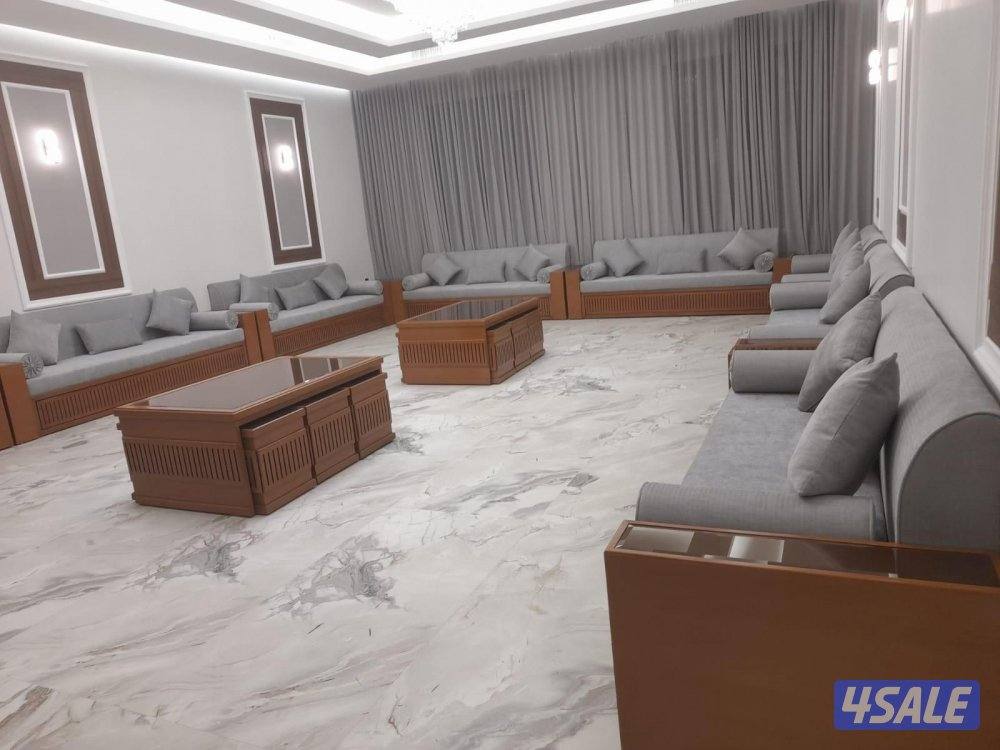 ديوانيات رسميه وديكورات واوجارات ومكتبه تلفزيون وصلات داخليه7