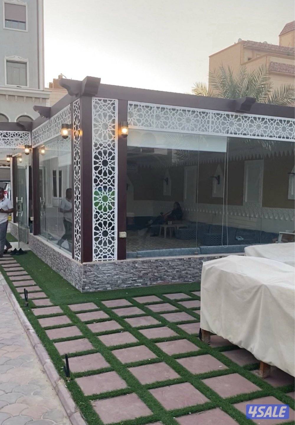 مضلات/ديوانيات /شبك تركي /غرف جميع انواع الحداده باداره ابو علي3