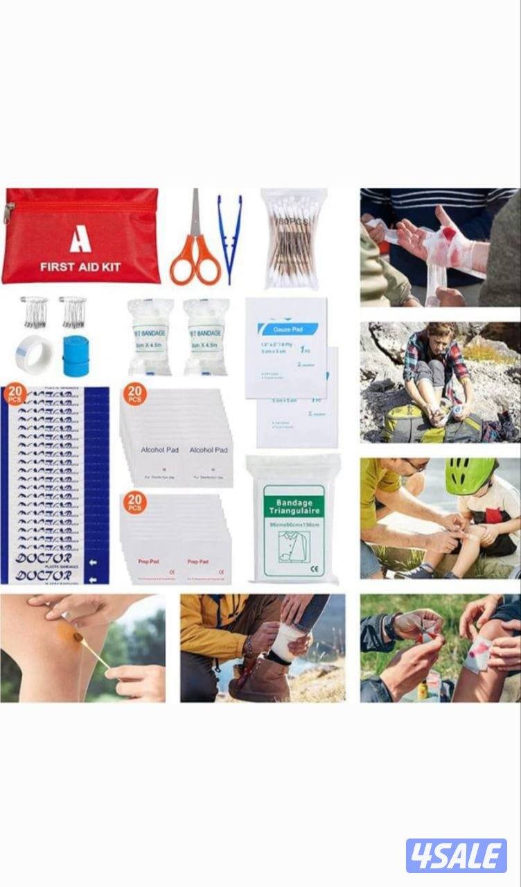 🎒 حقيبة التخييم مع أدوات الطوارئ
(140 في 1)4