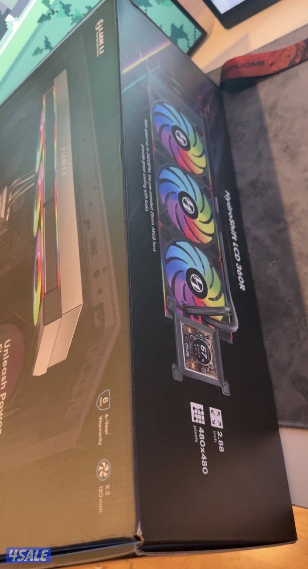 مبرد مائي لي ان لي ‏:  HydroShift LCD 360R  جديد بقراطيسه بكيسة المحل1