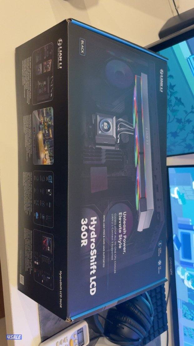 مبرد مائي لي ان لي ‏:  HydroShift LCD 360R  جديد بقراطيسه بكيسة المحل6