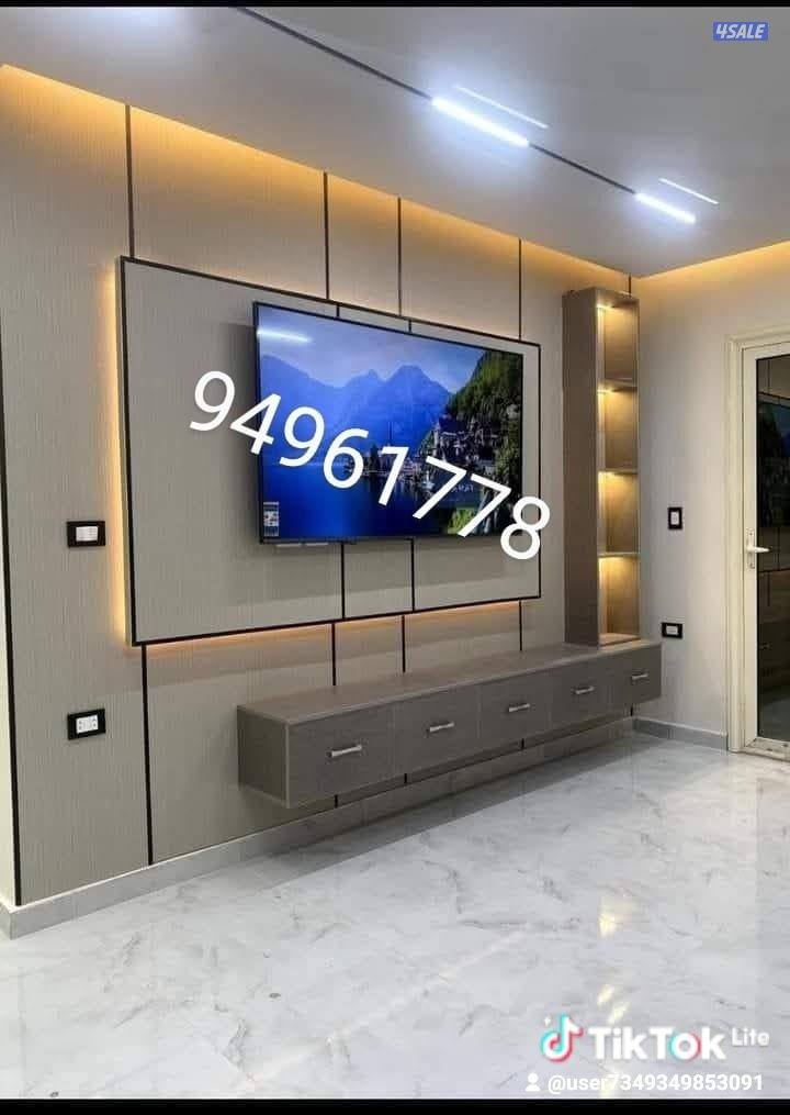 نجار ابواب وأبواب عاذل الصوت وطوف جبس بورد وديكورات1