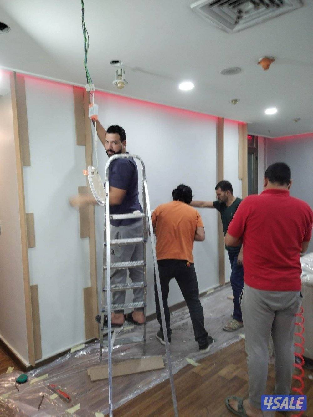 نجار ابواب وأبواب عاذل الصوت وطوف جبس بورد وديكورات2