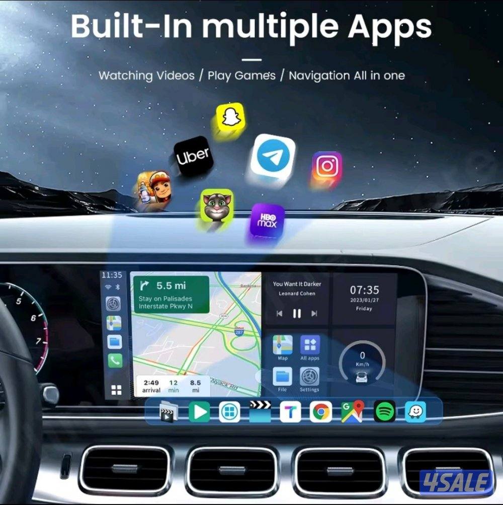 جهاز تشتغيل اليوتيوب والبرامج على شاشة CarPlay6