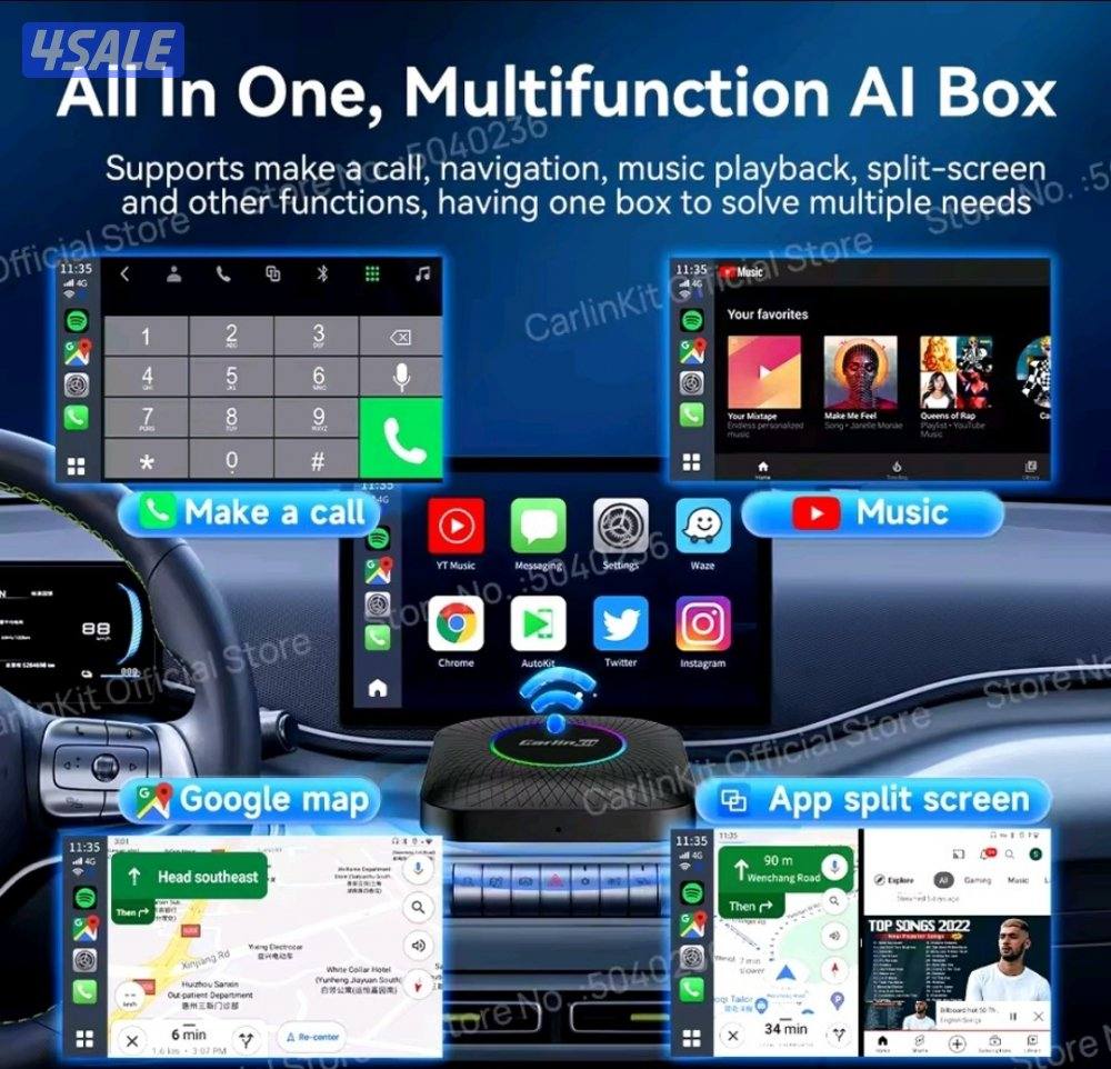 جهاز تشتغيل اليوتيوب والبرامج على شاشة CarPlay7