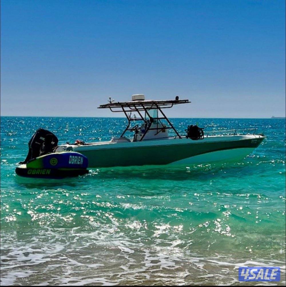 للبيع طراد Gulf Master ٢٨ قدم موديل ٢٠١٠ مكينتين ميركوري 225/2250