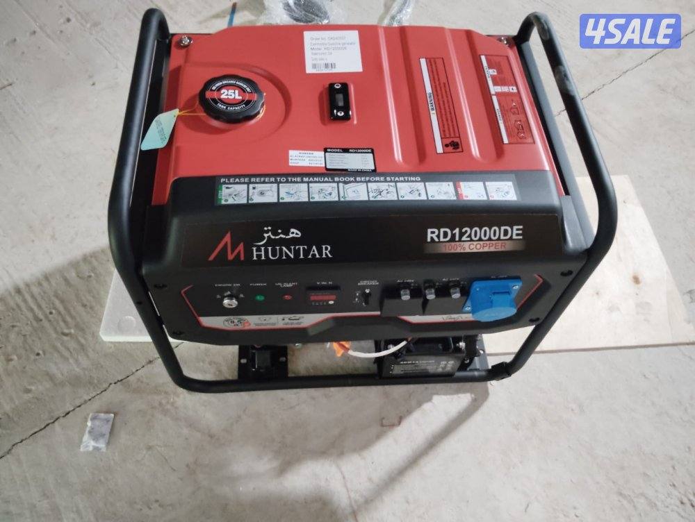 للبيع مولدات HUNTAR جميع احجام من ١٠٠ ال ١٢٠٠٠0