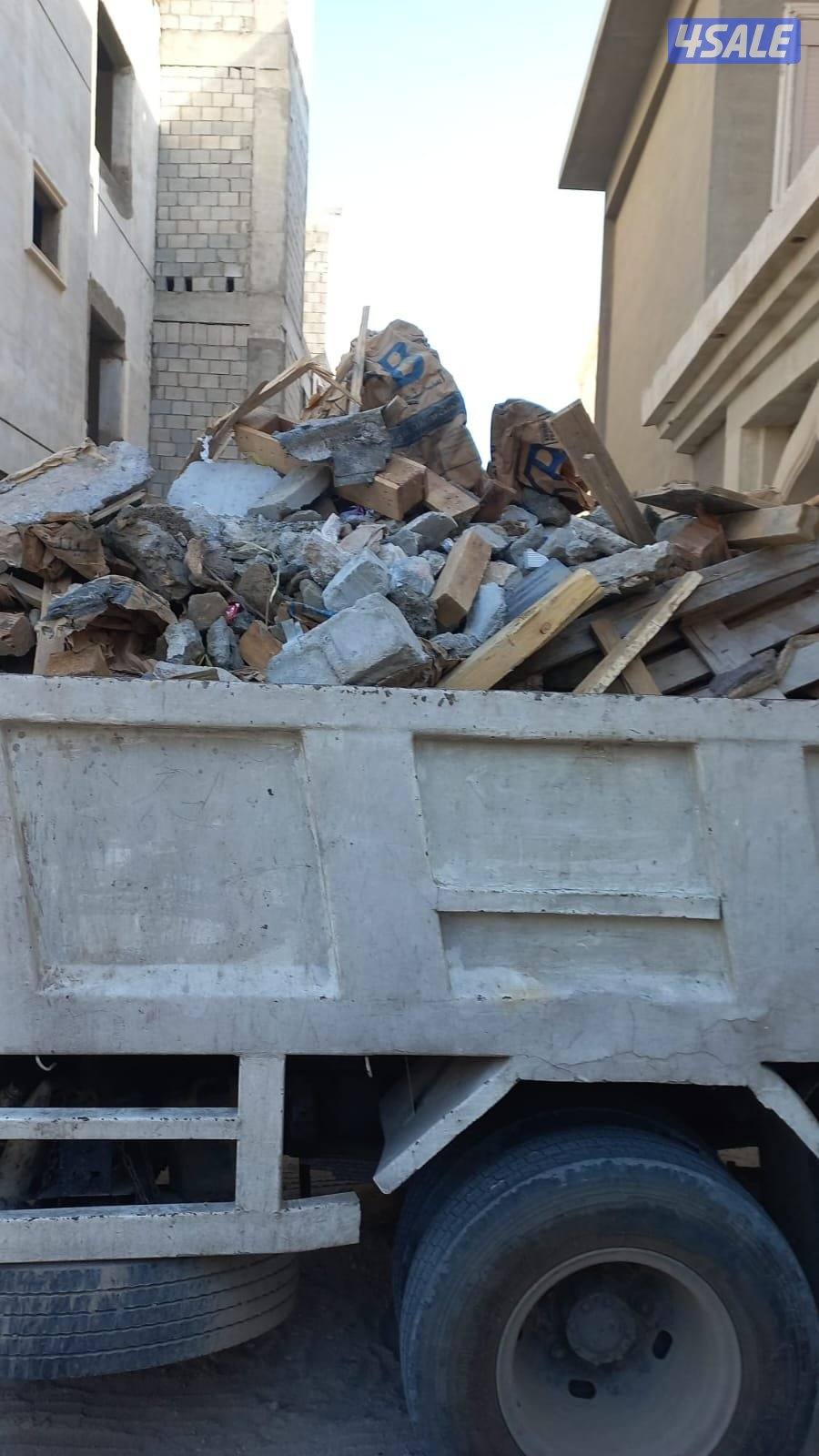 نساف رمل وصلبوخ وحمولة انقاض وسماد وتربه زراعيه واسفلت مع الشغل واسمنت2