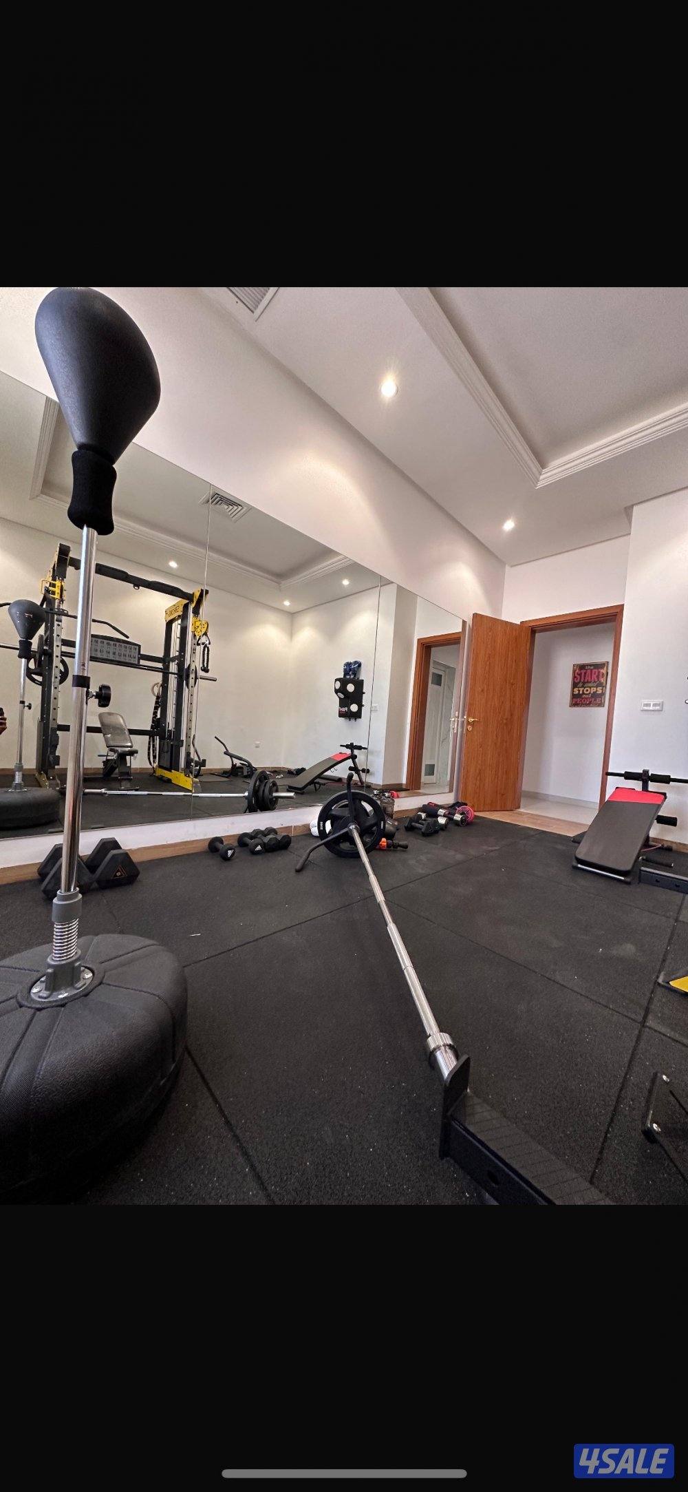 Multi Gym Rack with plates + adjustable bench + Bar3