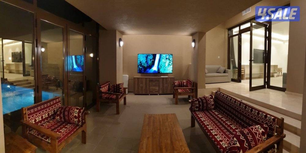 عائلات فقط للايجار شاليه فيلا نورا 3 غرف ماستر، مسبح خاص في الخيران14