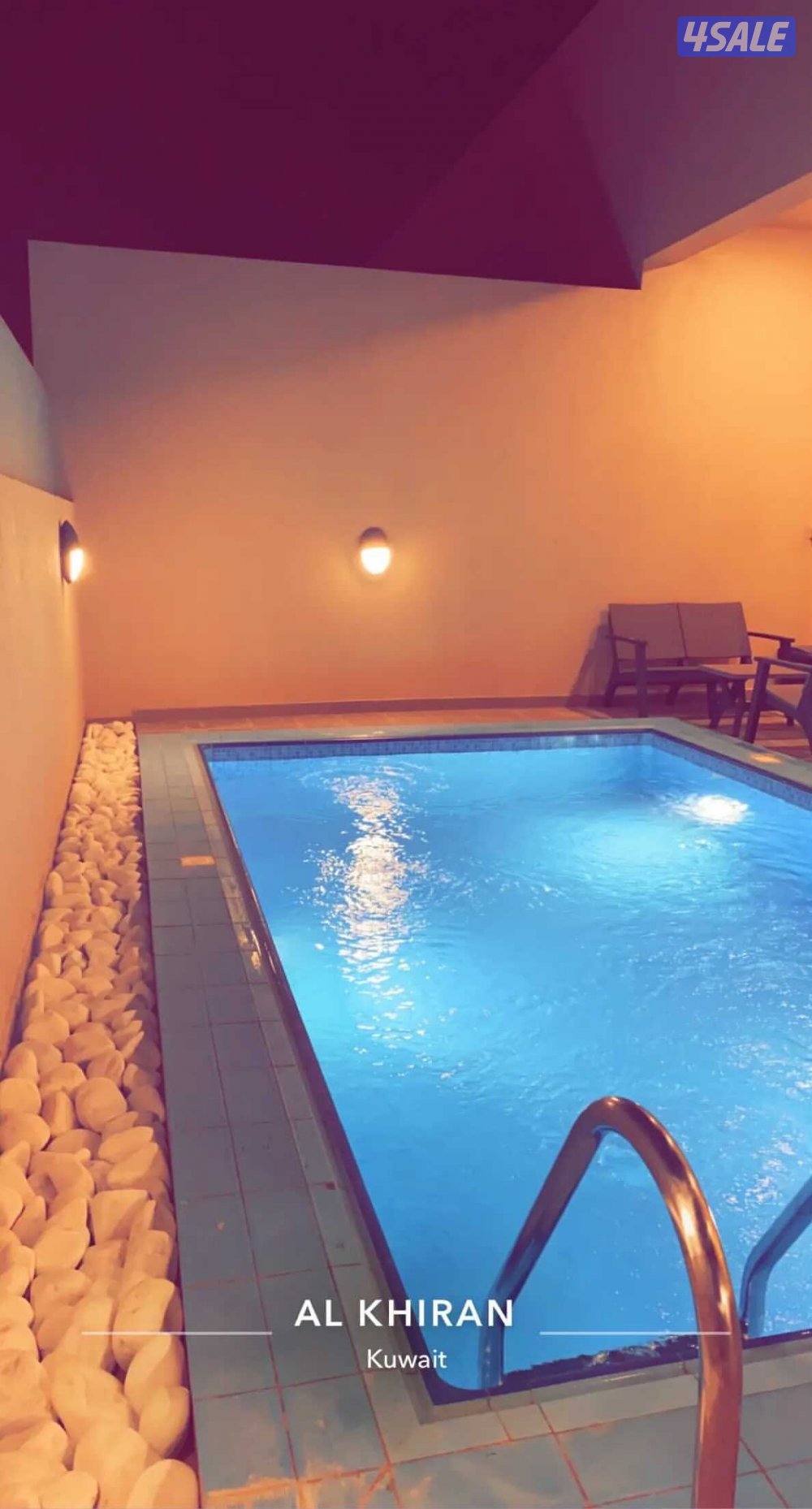 عائلات فقط للايجار شاليه فيلا نورا 3 غرف ماستر، مسبح خاص في الخيران15