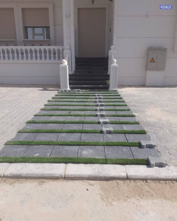 معلم بلاط متداخل وكربستون وكاشي ومصفت سيارات وتنسيق حدائق6