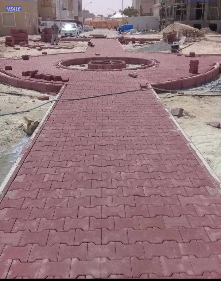 معلم بلاط متداخل وكربستون وكاشي ومصفت سيارات وتنسيق حدائق12
