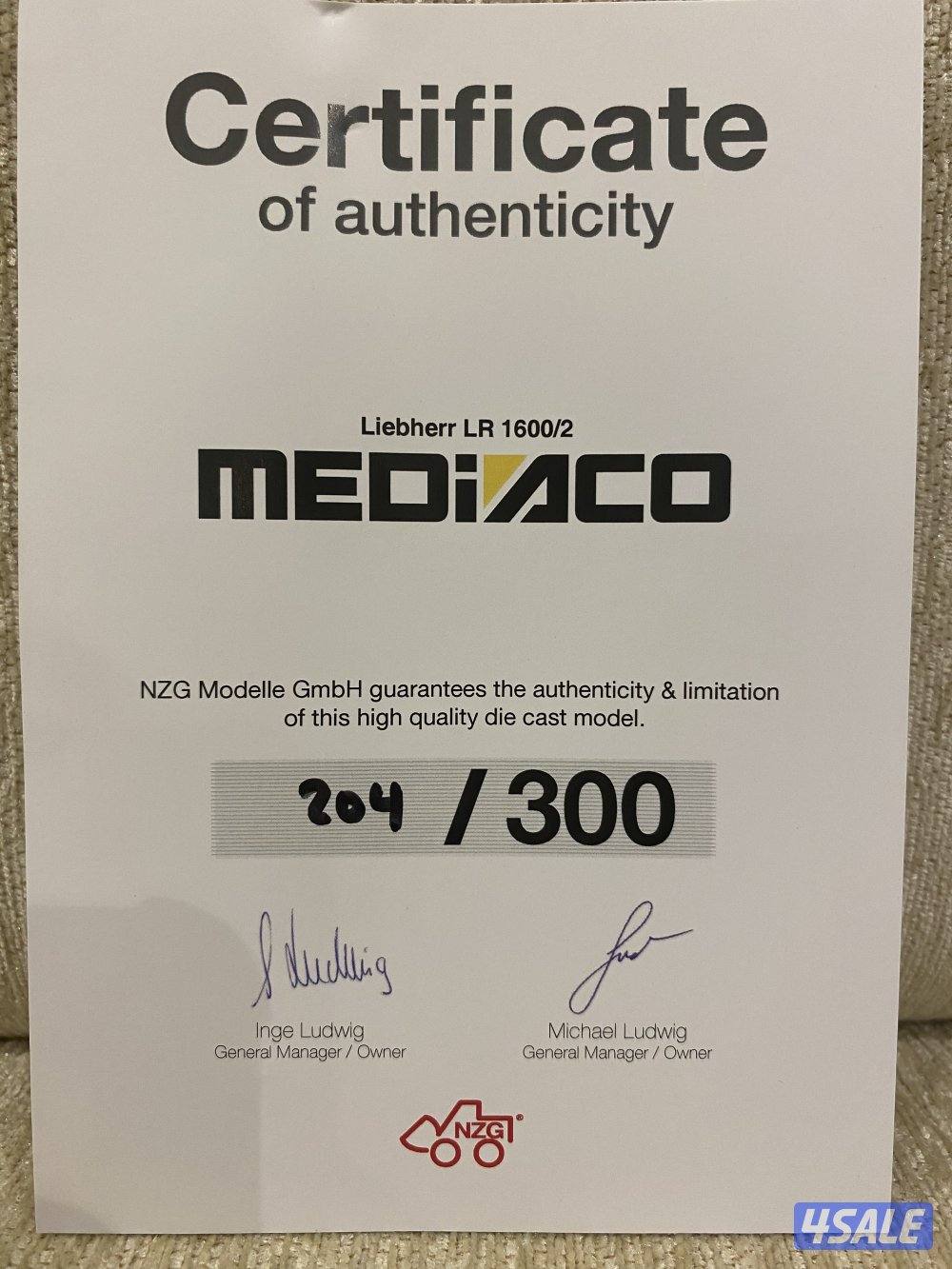 للبيع مجسم تركيب كرين5