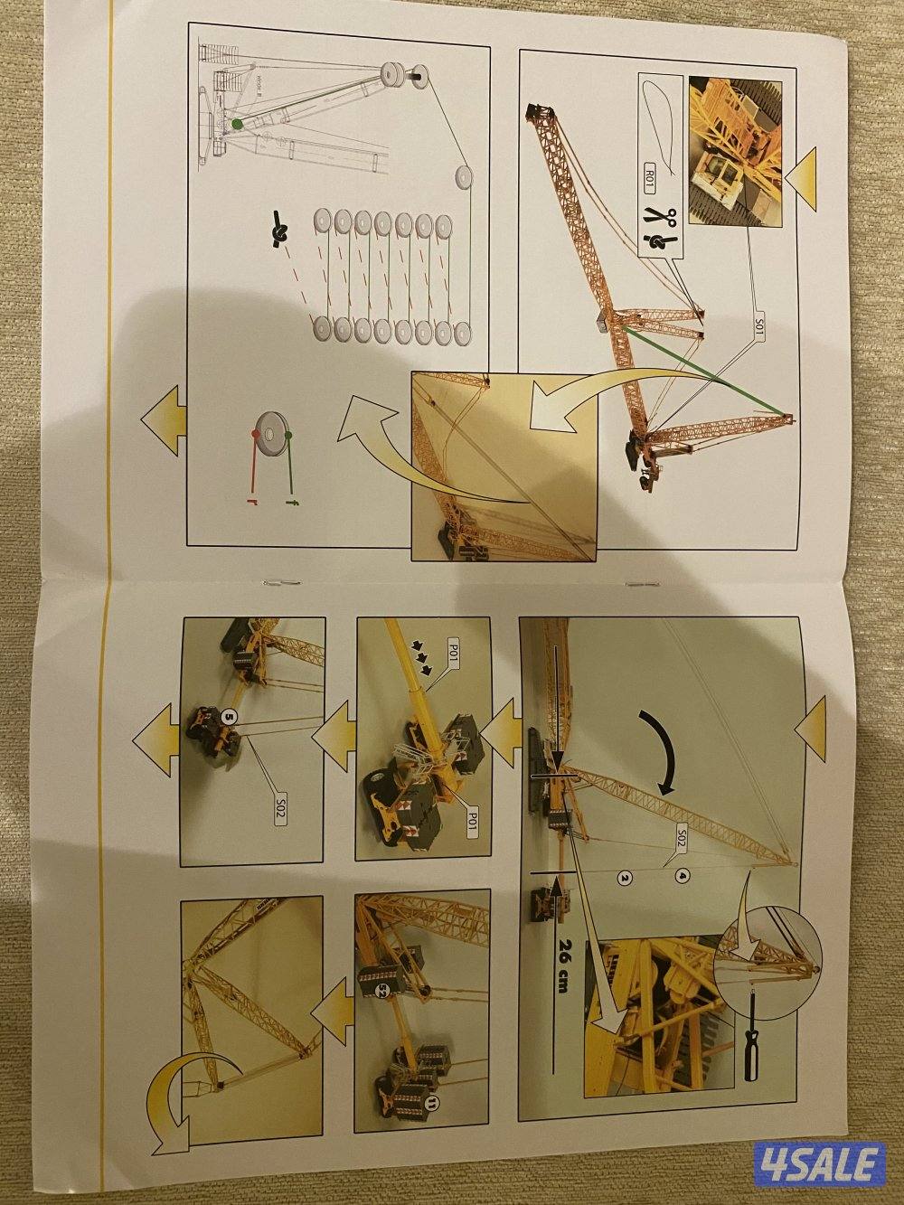 للبيع مجسم تركيب كرين7