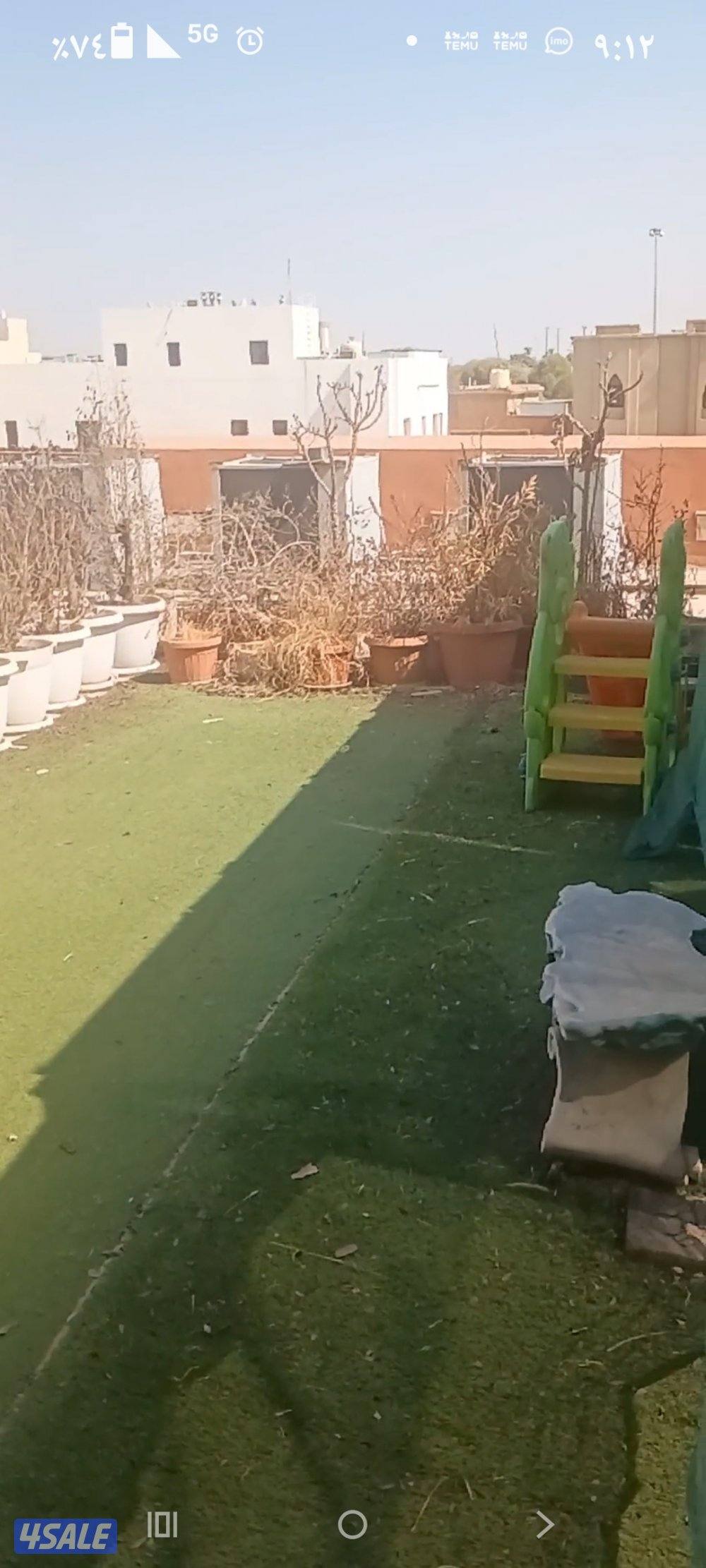 شقة بالجابرية دور 3 وروف كبير 3 غرف و4 حمامات مع خيمة وجلسةغرفة للساىق4