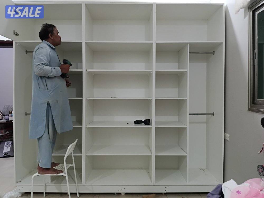 نجار و الصباغ پاکستانی أبواب و کبتات ملامین جديد و تصيح تركيب6