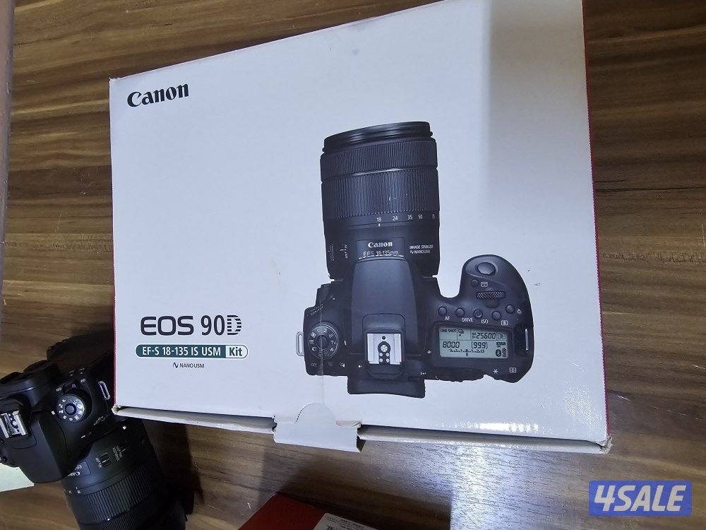 CANON 90D WITH 18-135 USM LENS & CANON BATTERY GRIP10