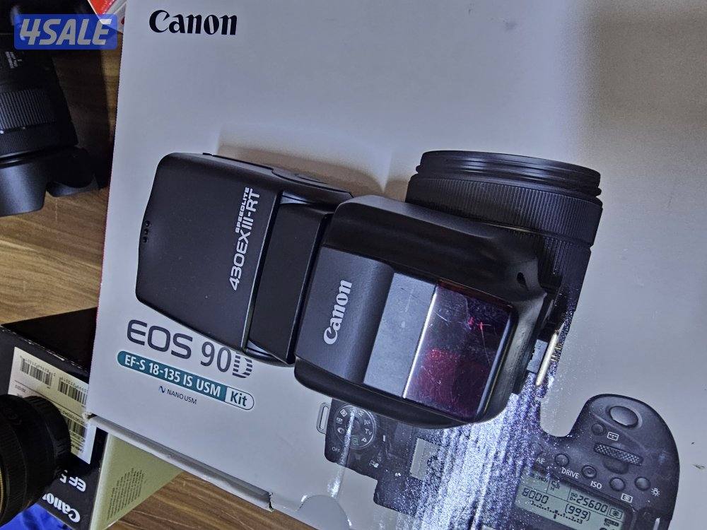 CANON 90D WITH 18-135 USM LENS & CANON BATTERY GRIP13