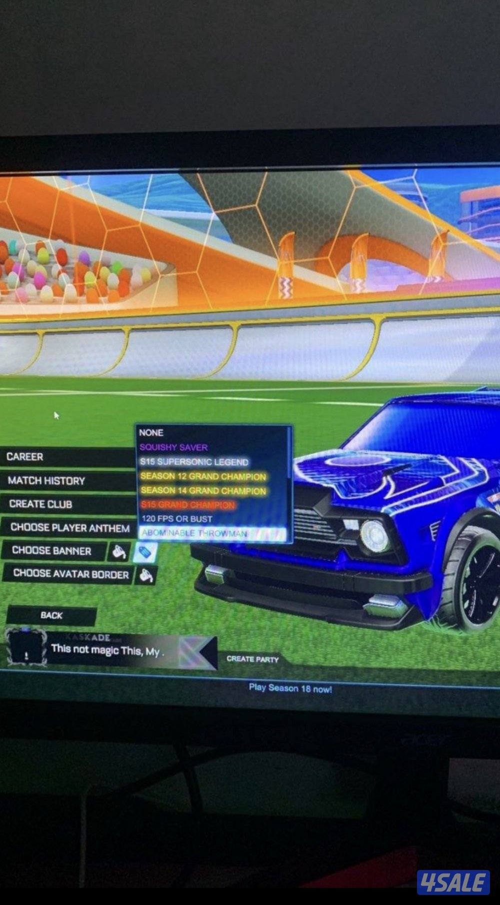 للبيع حساب روكت ليق3