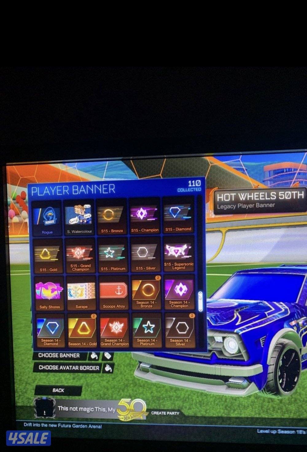 للبيع حساب روكت ليق6