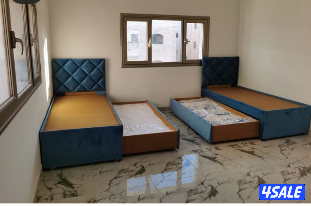 سرير ٢ف١ بدرج كبير ينفع لشخصين الان تفصال وجاهز4